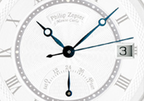 Эксклюзичные часы с прекрасными деталями - часы Philip Zepter.